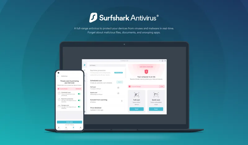 Surfshark Antivirus - Real-time protection across all platforms